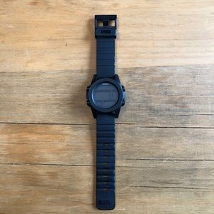 Nixon The Unit Black Rubber Digital Men's Watch